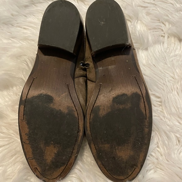 Sam Edelman Tan Putty Suede Ankle Bootie - Picture 7 of 7